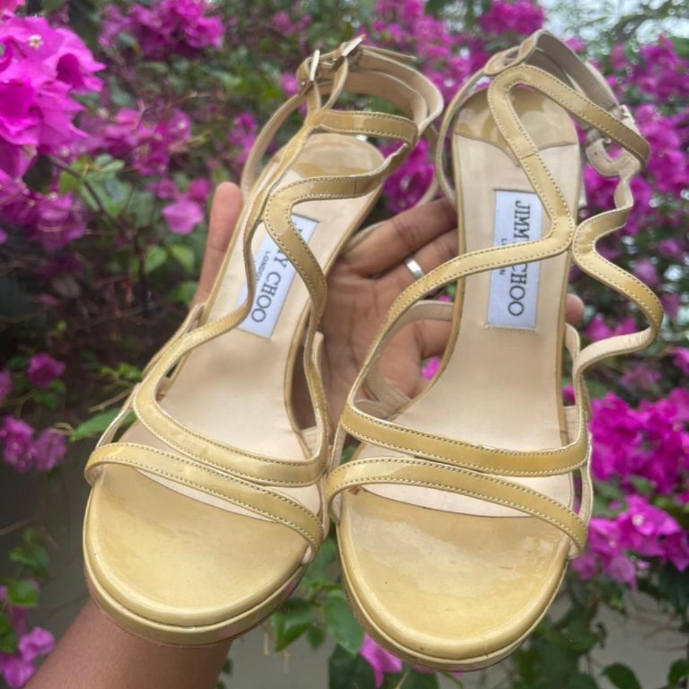 Jimmy Choo, Size 38.5 Strappy Heels